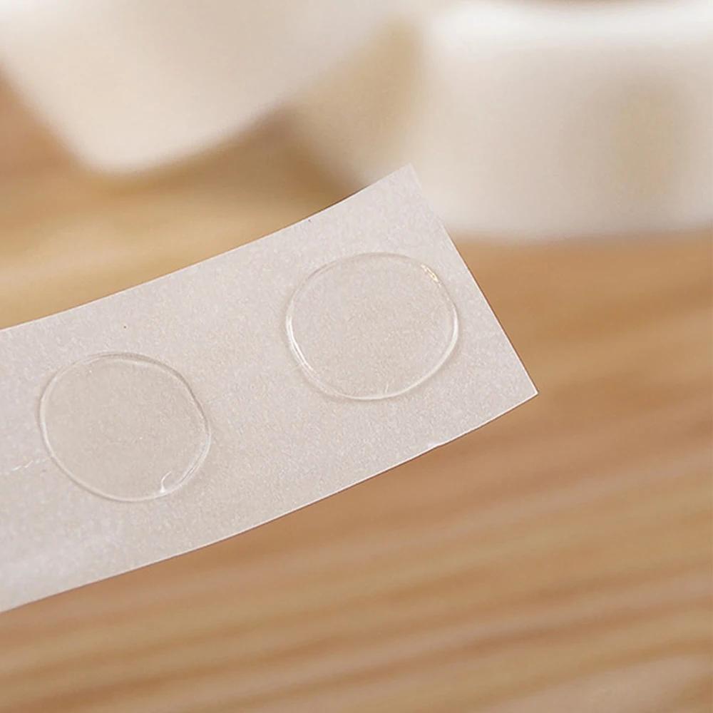 100 bodů/role Samolepky na knoty svíček 13 mm Oboustranné lepicí samolepky Páska na balónky Odnímatelné DIY Výroba svíček