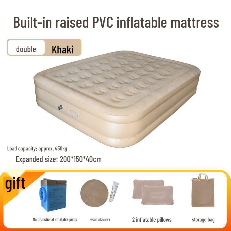 Self-Inflating Air Mattress: Automatic, Foldable Bed for Home or Camping (Single/Double)