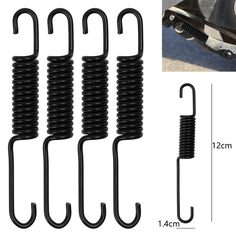 4/1 Stück Motorrad Seitenständer Feder Fuß Seitenständer Metall Pedal Rückholfeder Praktische Ständerfeder Ersatz für Motorrad