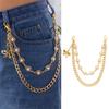 Delicate Accent Design Metal Keychain Lightweight Bag Charm Decorative Gift for Bags and Jeans