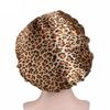 Elastic Wide Band Satin Sleep Bonnet Hair Loss Cover Bath Hair Cap Night Cap  Hair Wrap Accessories