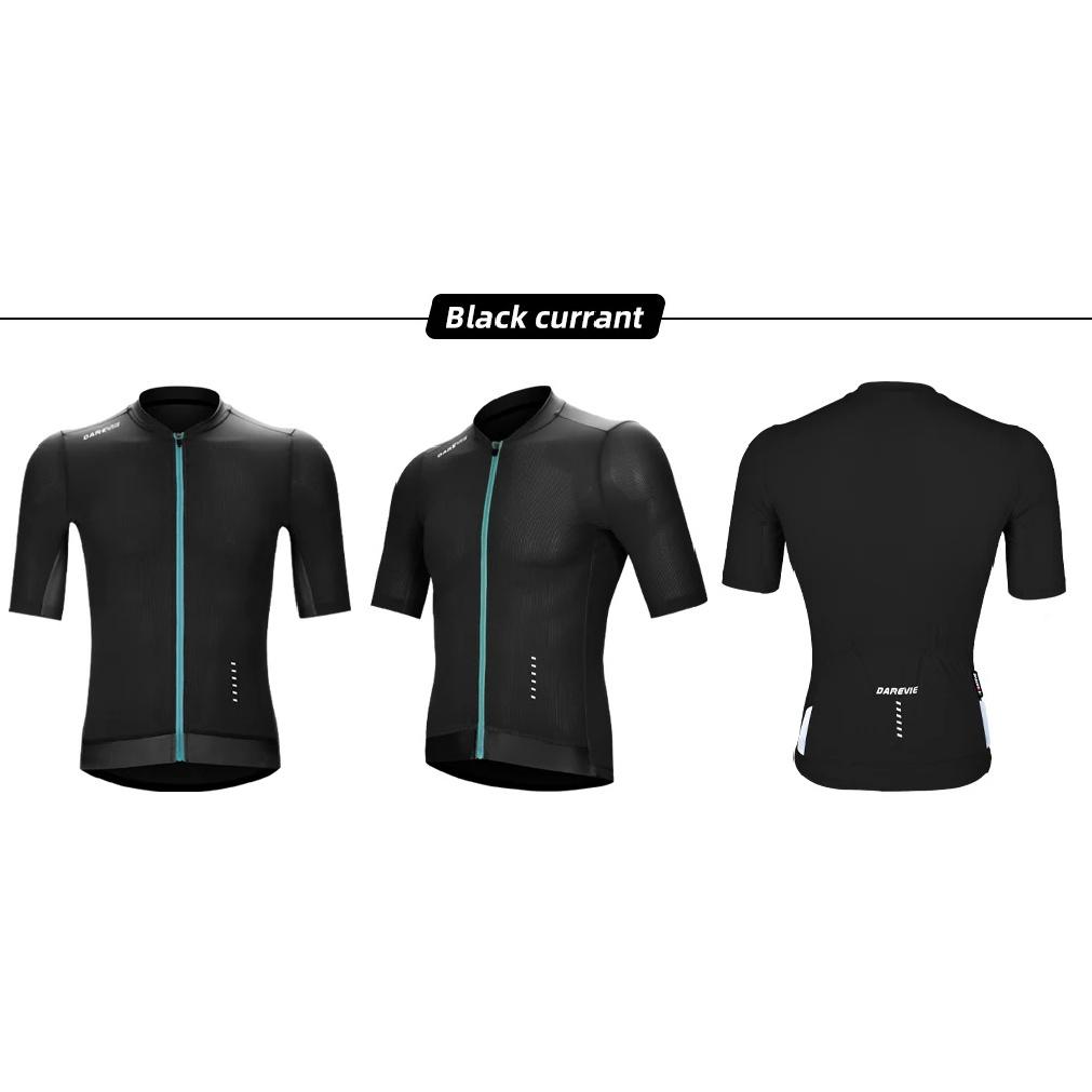 DAREVIE Cycling Jersey Cool And Refreshing Anti UV PRO Level Men's Cycling Shirt Moisture Wicking Non Slip Cycling Jersey Man