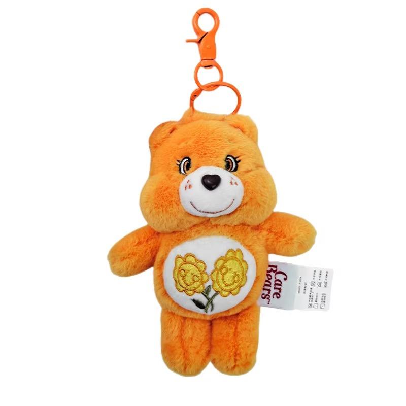 Plush keychain 1PC small pendant Siamese bear girl doll keychain toy bag mobile phone case hanging decorations birthday gift