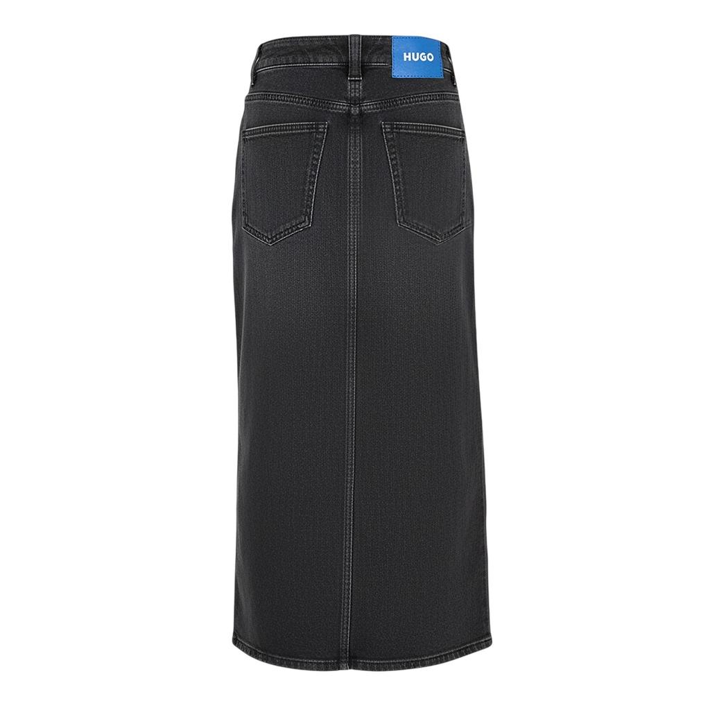 Hugo Womens/Ladies Goja Denim Midi Skirt