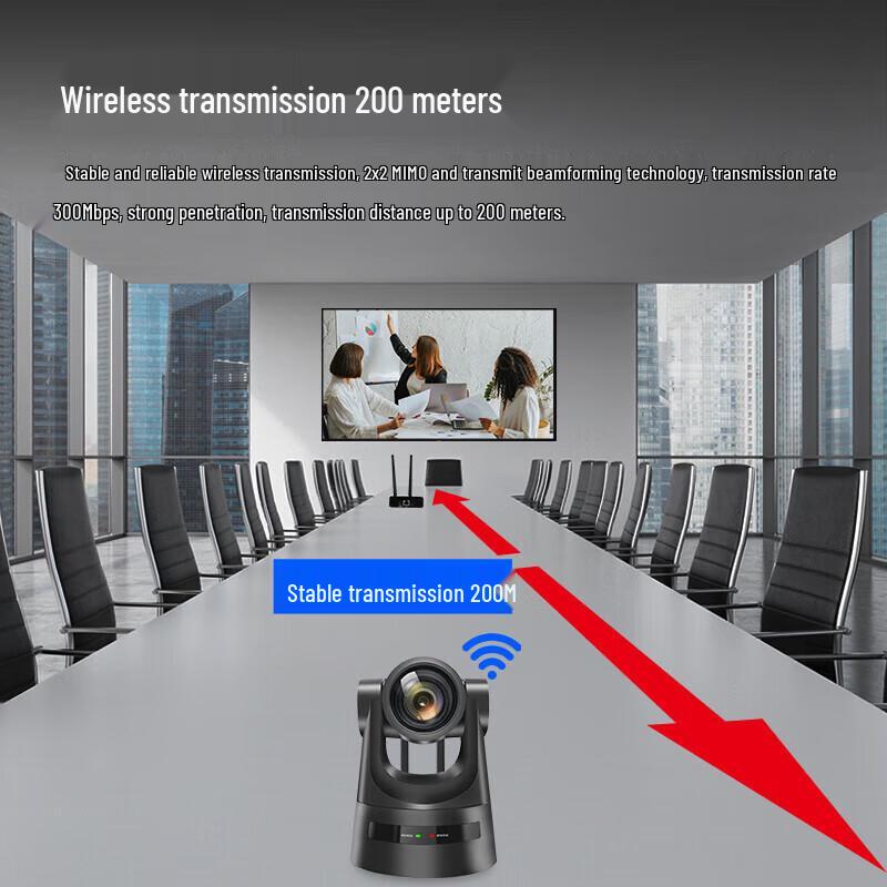 Shenghuashitong 12x Optical Zoom Wireless HD Conference Camera (CN version)
