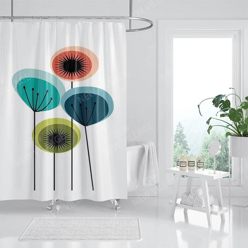 Waterproof Fabric Shower Curtains Bathroom Curtain Accessories Bath Curtain for Shower 180x200 240*200 Boho Decoration Abstract