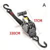 Retractable Auto Ratchet Strap Automatic Shrink Bundle Tape Retractable Belts For Motorcycles Convenience Luggage Straps