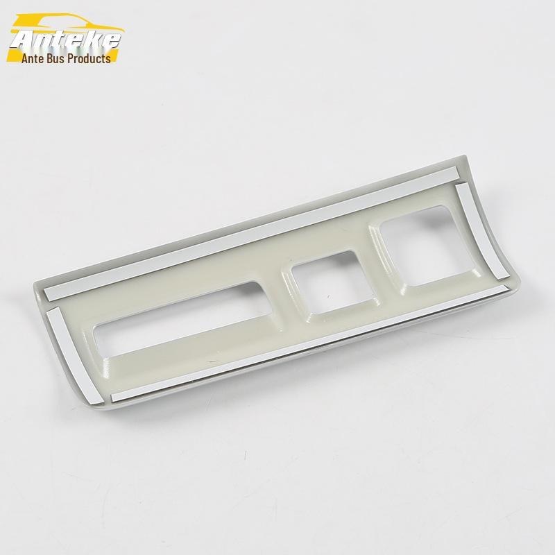 18 XT4 Left Console Decoration: Electroplated Center Console Headlight Control Trim Patch Accessory