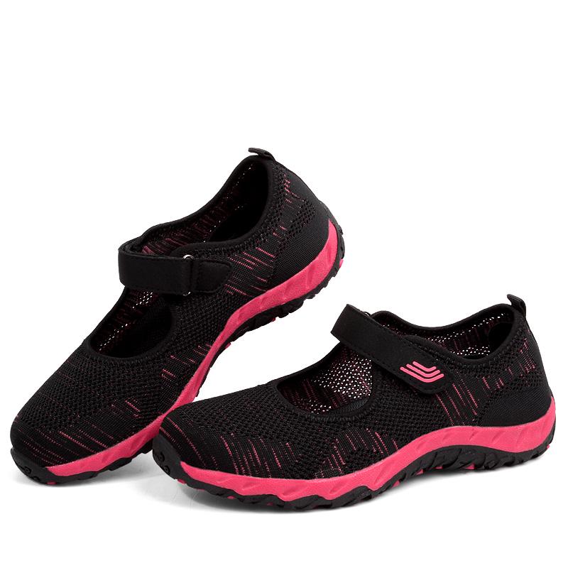 Fashion Women Flats Shoes Summer Mesh Sneakers Breathable Casual Shoes Women Loafers Lady Soft Walking Sneaker Boat Shoe Zapatos Mujer
