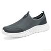 Fashion Men's Flats Outdoor Walking Shoes Lightweight Men Casual Shoes Breathable Slip On Male Casual Sneakers Anti-slip