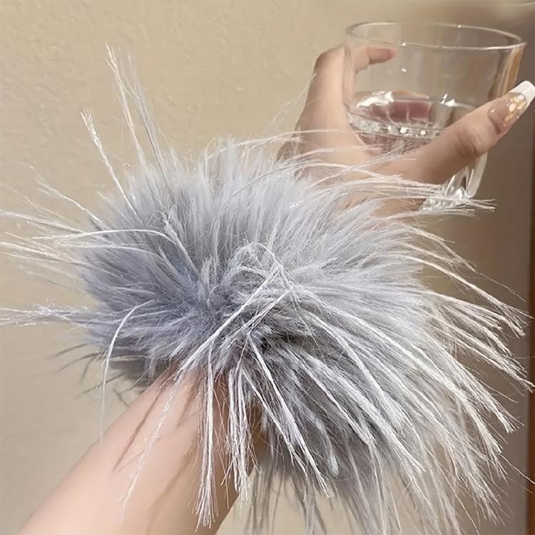 Chouchous Plumes Surdimensionnés Bandes Cheveux Respirantes Accessoire Cheveux Mode Pièce Cheveux Pour Fête Entretien Facile