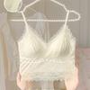 Kvinner Blonde BH Topp Komfortabel Bralette Ensfarget Sexy Undertøy Vest Kvinnelig Hollow Out Trådløs Dameundertøy Sømløs BH