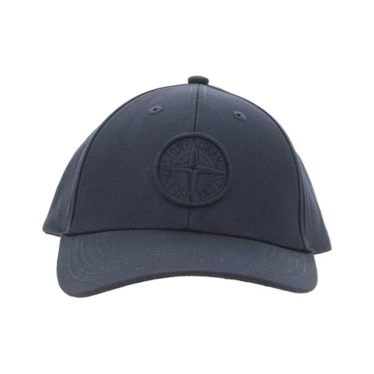 Stone Island Acrylic Wool Logo Cap Unisex caps Dark-Blue 771599675-V0020 ONE SIZE