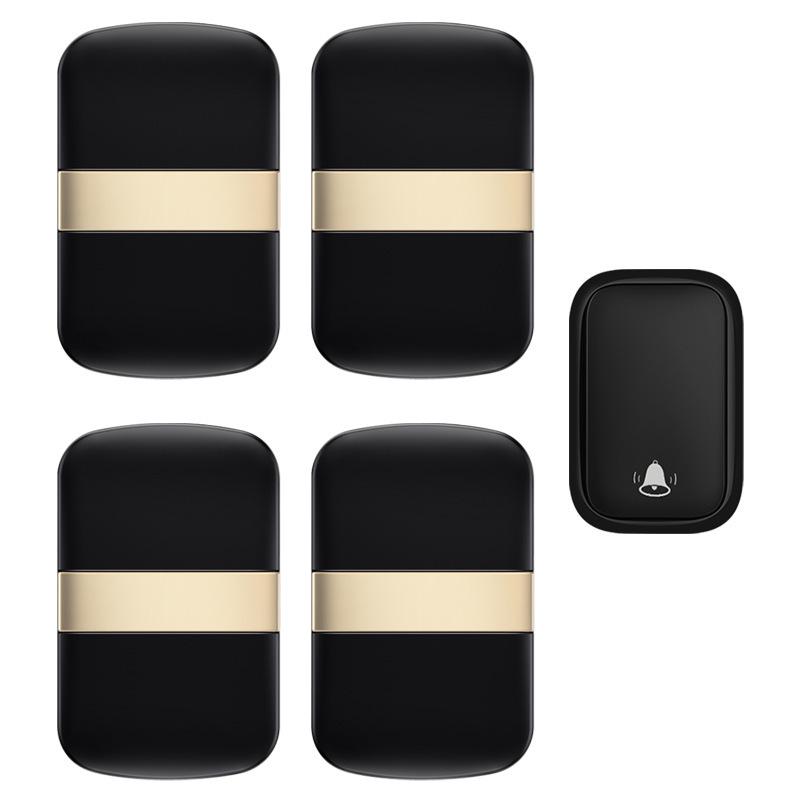 Ultra-Long Distance, Self-Powered Wireless Doorbell – Waterproof & One-to-Four Electronic Remote for Home Use