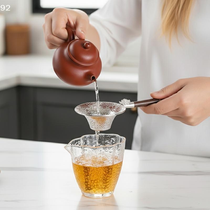 Metal Örgü çay süzgeci Paslanmaz Çelik Filtre Elek Teaware Dantel Çay Drenaj Faydalı Çay Demlikler Mutfak Aksesuarları
