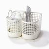 Like-it Town Basket, Mini, White, LBB-16C, Laundry Storage, Made with Approximately 90% Biomass Plastic