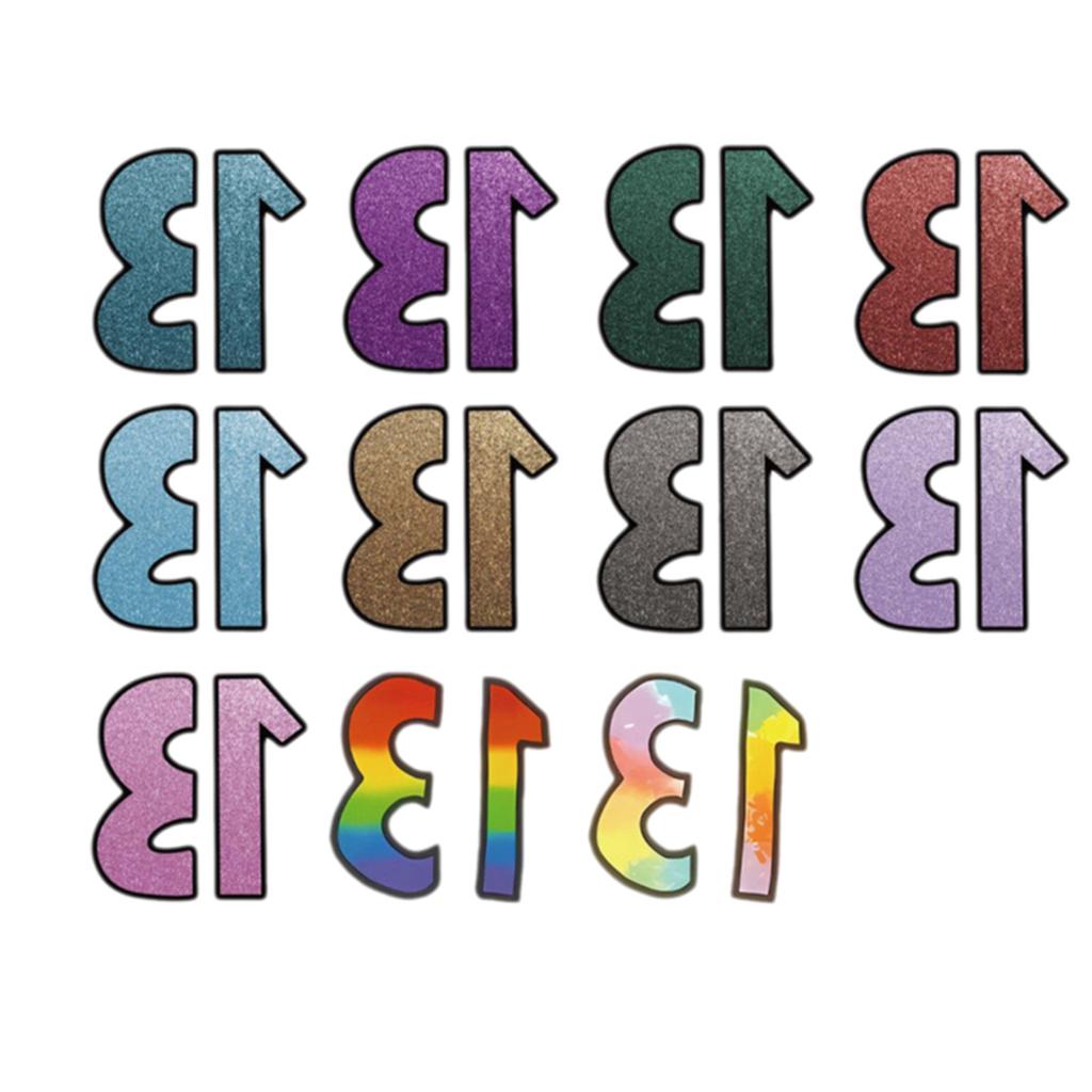 Paster Fans Party Party Temporary Stickers For Face Arms Chest Legs Fluorescent Light 11PC