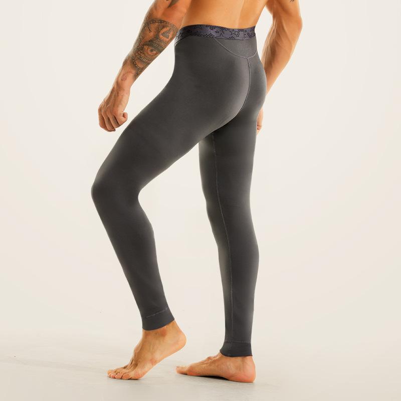 Men's Warm Fleece-Lined Trousers: Autumn/Winter Cold-Proof Cotton Wool Bottoms