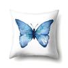 Polyester Pillowcase Butterfly Pattern Pillowcase Car Decoration Home Print Pillowcase Bedside Cushion Cover