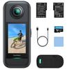 AKASO 360 Action Camera with 64GB SD Card 72MP New 48MP Level Super Smooth AI Invisible Selfie Stick Long Recording Time - 5.7K 360° Video, 360°