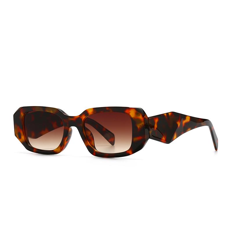 Cross-Border Export Latest Modern Retro Square Frame Narrow Sunglasses Ins Style Stt Photography Big-Name Sunglasses Pr17Ws