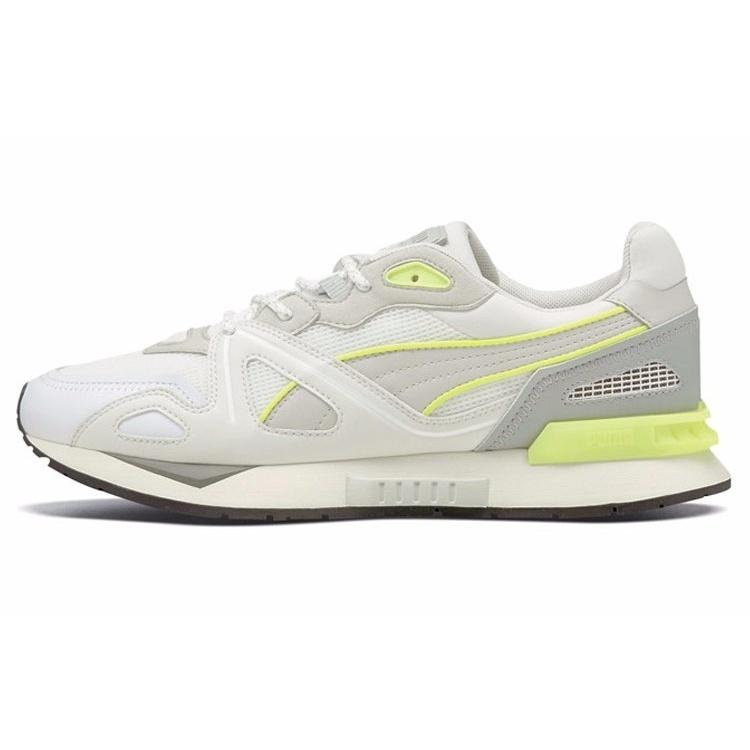 PUMA Mirage Mox White Running Shoes Grey White Light Gray Men s 382521-02 EU 35.5