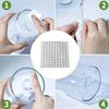100/200 Pezzi Pastiglie in Silicone Autoadesive, Protezioni Trasparenti Antigraffio per Mobili, Ammortizzatore Antiscivolo per Ante di Armadio