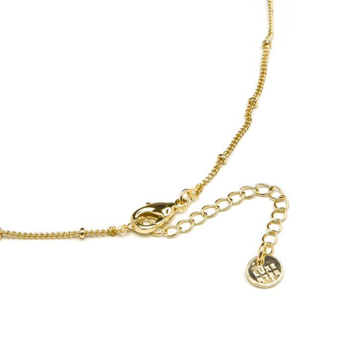 Collier - Lision - Multicolore - Or jaune 18K - 42 cm + 3,5 cm de rallonge - Cristal