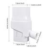 1 Set Of Rainwater Diverters For Downpipes - An Easy-To-Install Gutter Drainage System With Flexible Hoses (14.1 In To 50.2In)