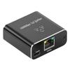 Gigabit Ethernet Splitter Network Adapter for 2 PCs and Laptops 1 in 2 Out RJ45 Splitter with 1000Mbps Speed Hwy