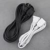 Copper Dual-Core Power Cord with Plug and Socket for Mobile Phone or Fan Extension