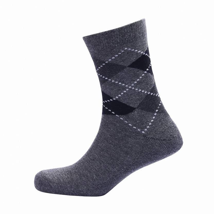 Conjunto de meias masculinas para panturrilha (4 coisas), Conjunto masculino de meia panturrilha/tripulação de 4, Wildstuff