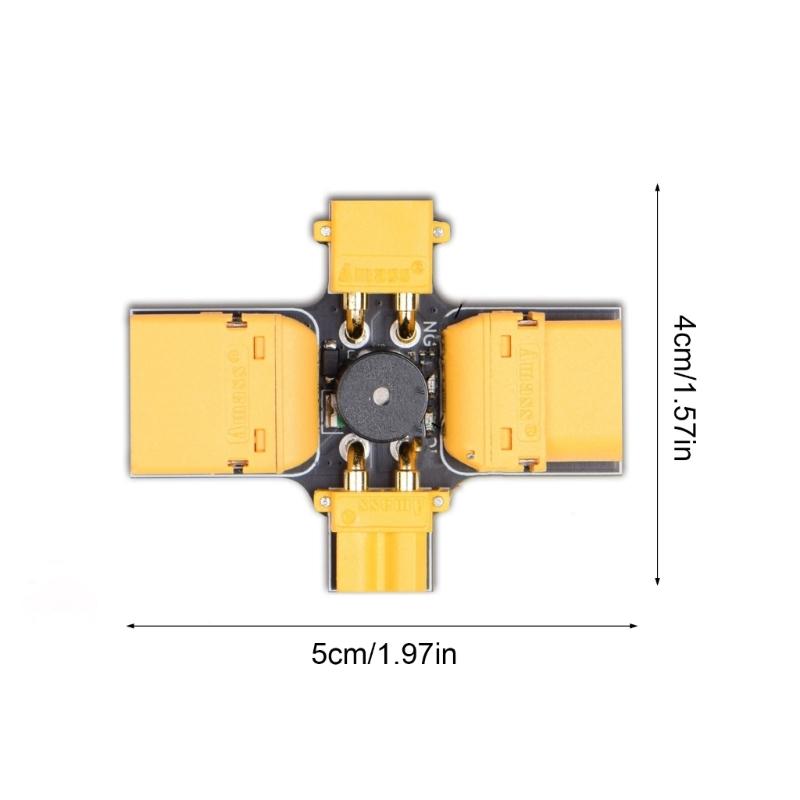 XT30 XT60 Short Circuit Protector Sound Alarm 30V 2.5A for Remote FPV Drones Quadcopter Racing Equipment Accessories