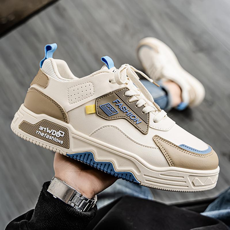 Herren Freizeitschuhe für alle Jahreszeiten Mode Skateboarden Studenten Bequeme Sneaker Jungen Trendige Schuhe mit weicher Sohle Atmungsaktiv