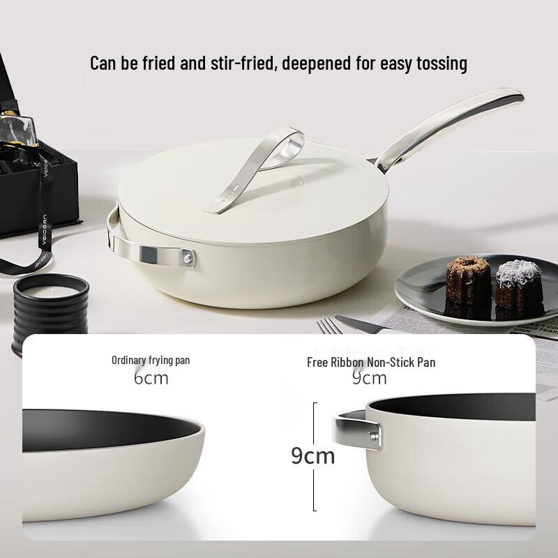 Velosan Ceramic Glaze Non-Stick Baby Food Saucepan