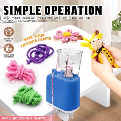 Macchina per Maglia all'Uncinetto Elettrica Telaio Automatico Strumento per Tessitura Artigianale Domestica per