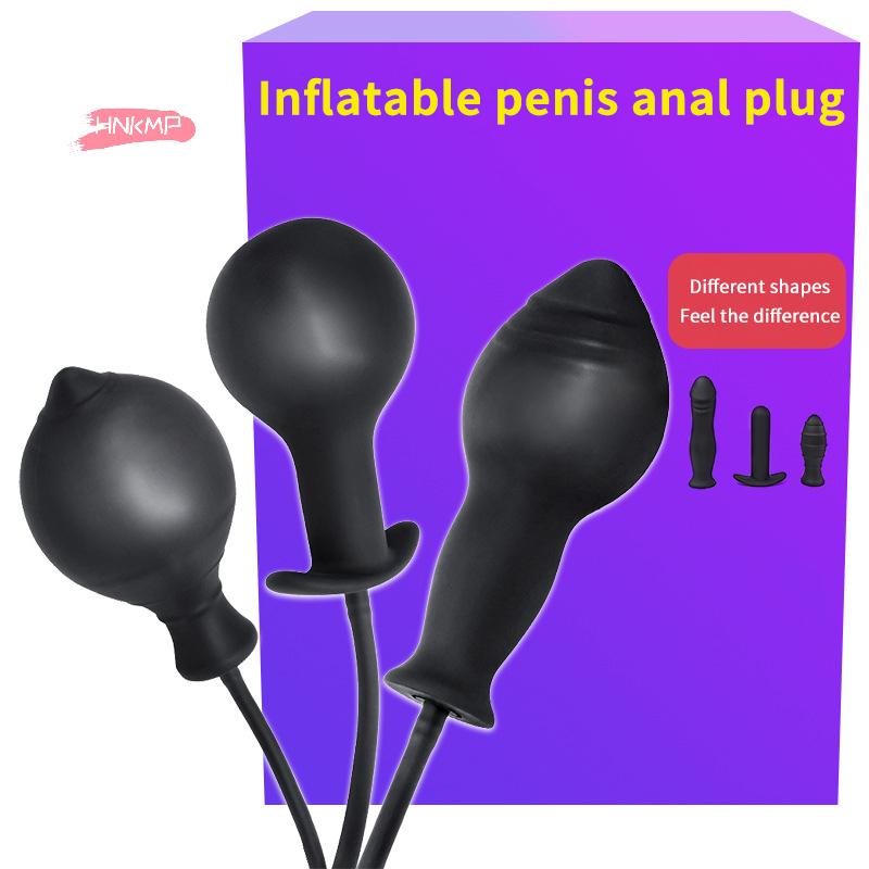 Inflatable Anal Plug Extra Large Prostate Massager G-Spot Stimulator for Men & Women Premium Comfort Adult Sex Toy Anal Dilator