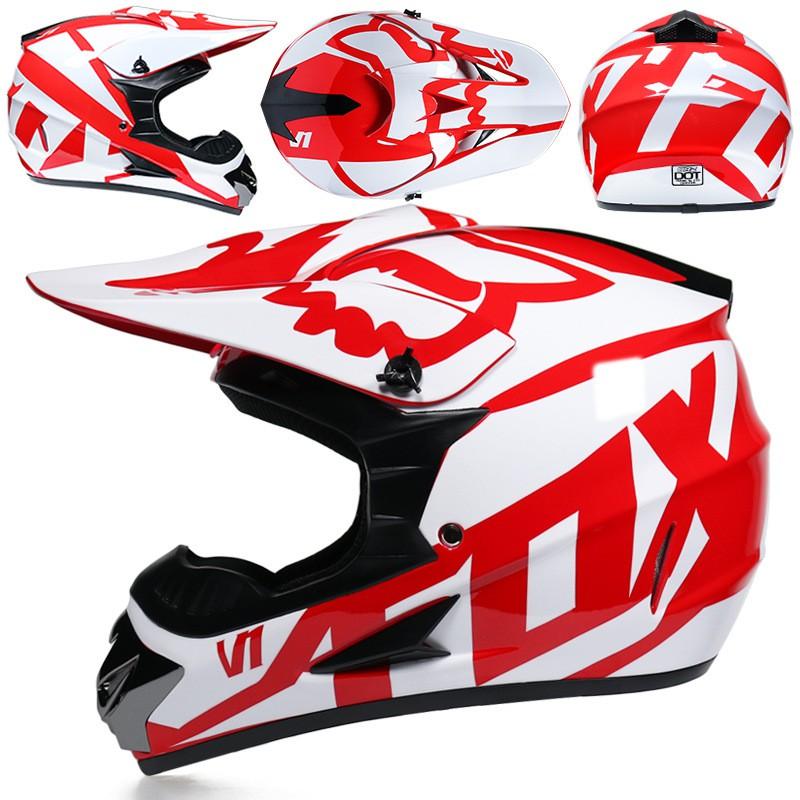 Full Face ABS Off-Road Motorcycle Helmet Men Women Lightweight Safety Gear In Multiple Colors Sizes