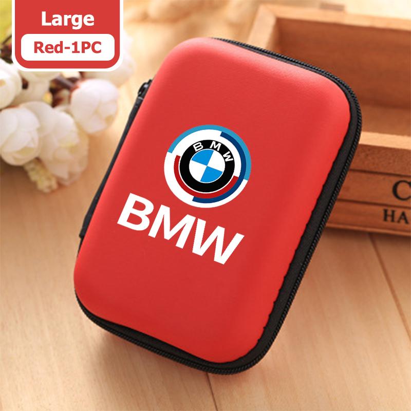 BBKB9 Car Organizer EVA Storage Earphone Cable Case Bluetooth Bag For BMW Performance M2 M3 M4 X1 X3 X4 X5 E87 X7 E91 G20