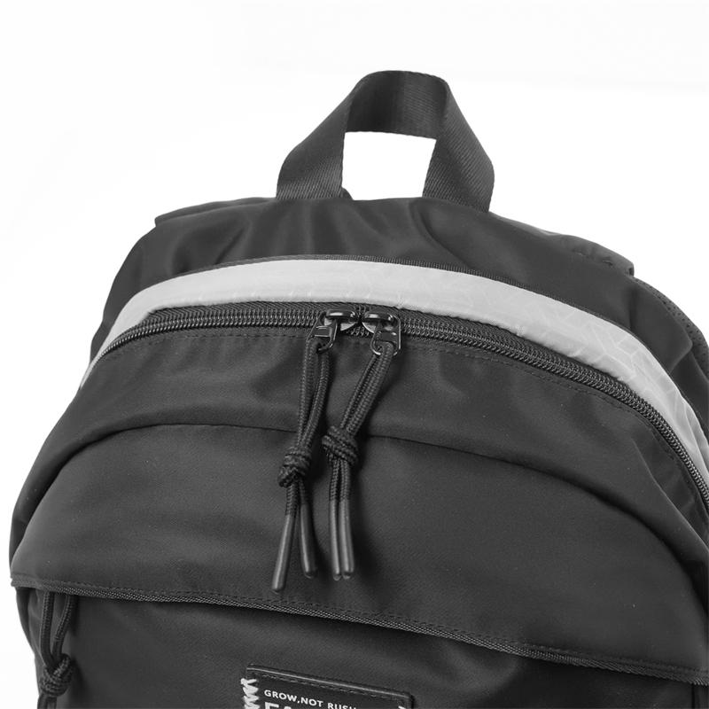 College-Stil Farbblock Rucksack Schülerrucksack Unisex Computertasche Leichter Reise-Rucksack mit großem Fassungsvermögen