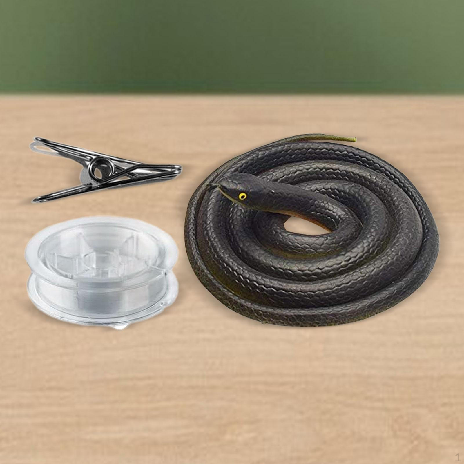 

Реквизит в виде змеи для гольфа, игрушка с зажимом для веревки, страшный, реквизит для розыгрышей, реалистичный, резиновый