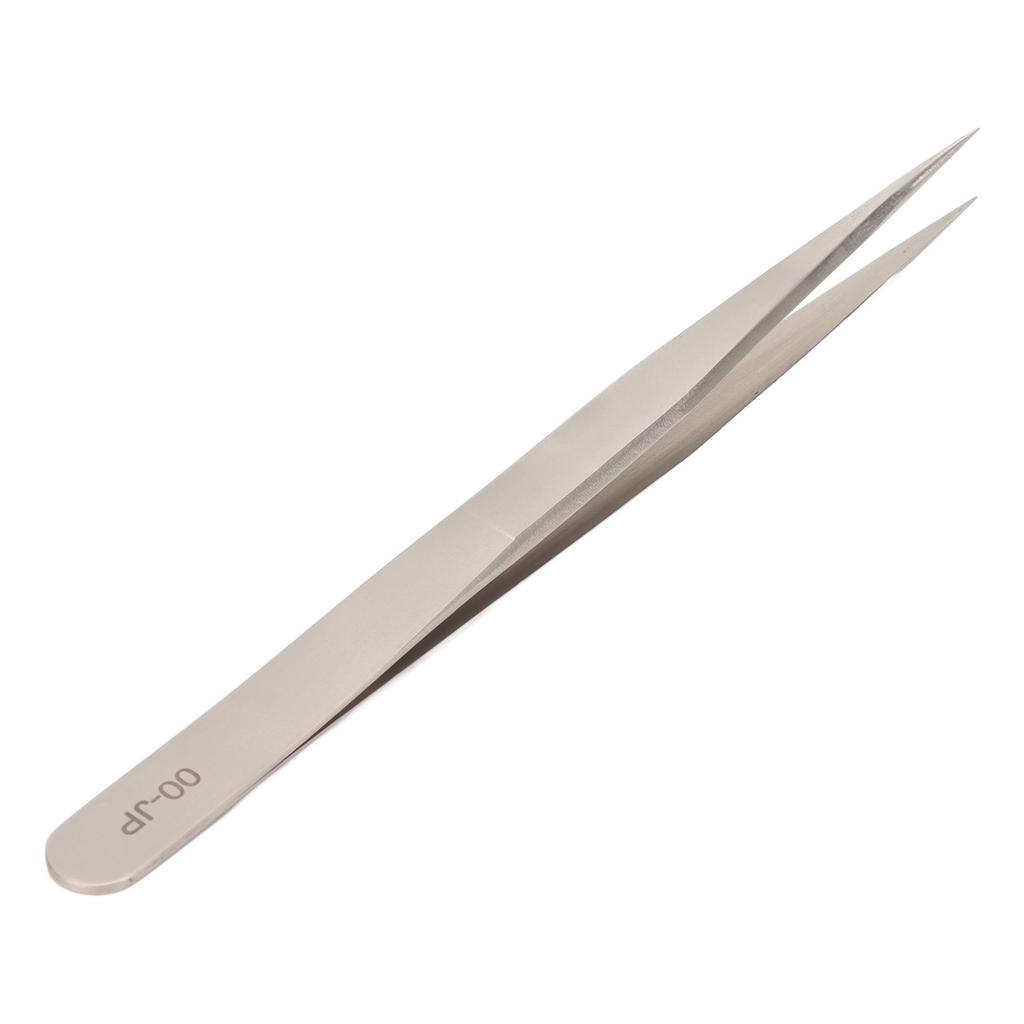 Repair Tweezer Static Magnetic Proof Round Tip Elastic Hardened Stainless Steel Accuracy Tweezer for Crafts Electronics