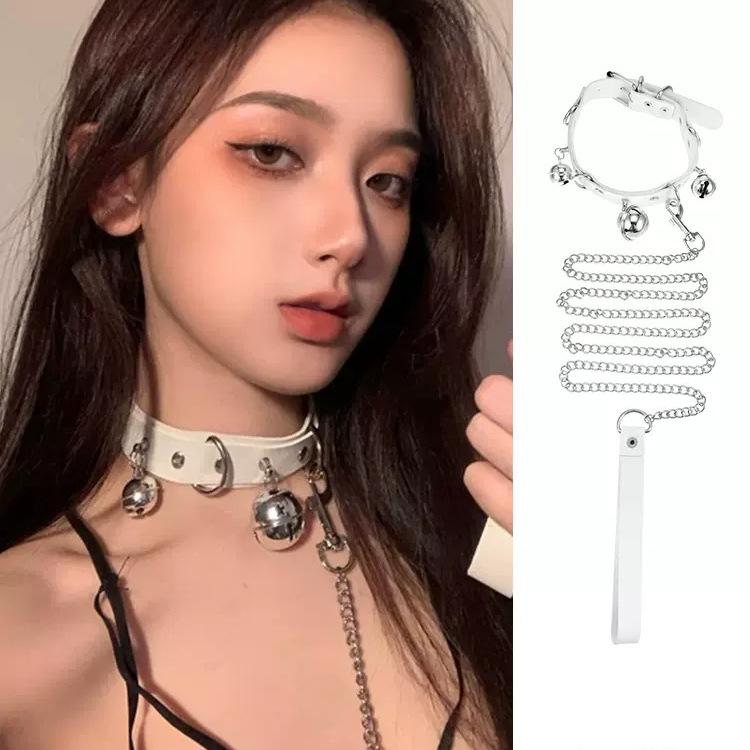 Bell Black Choker, Trendy Adjustable Clavicle Neck Collar Necklace