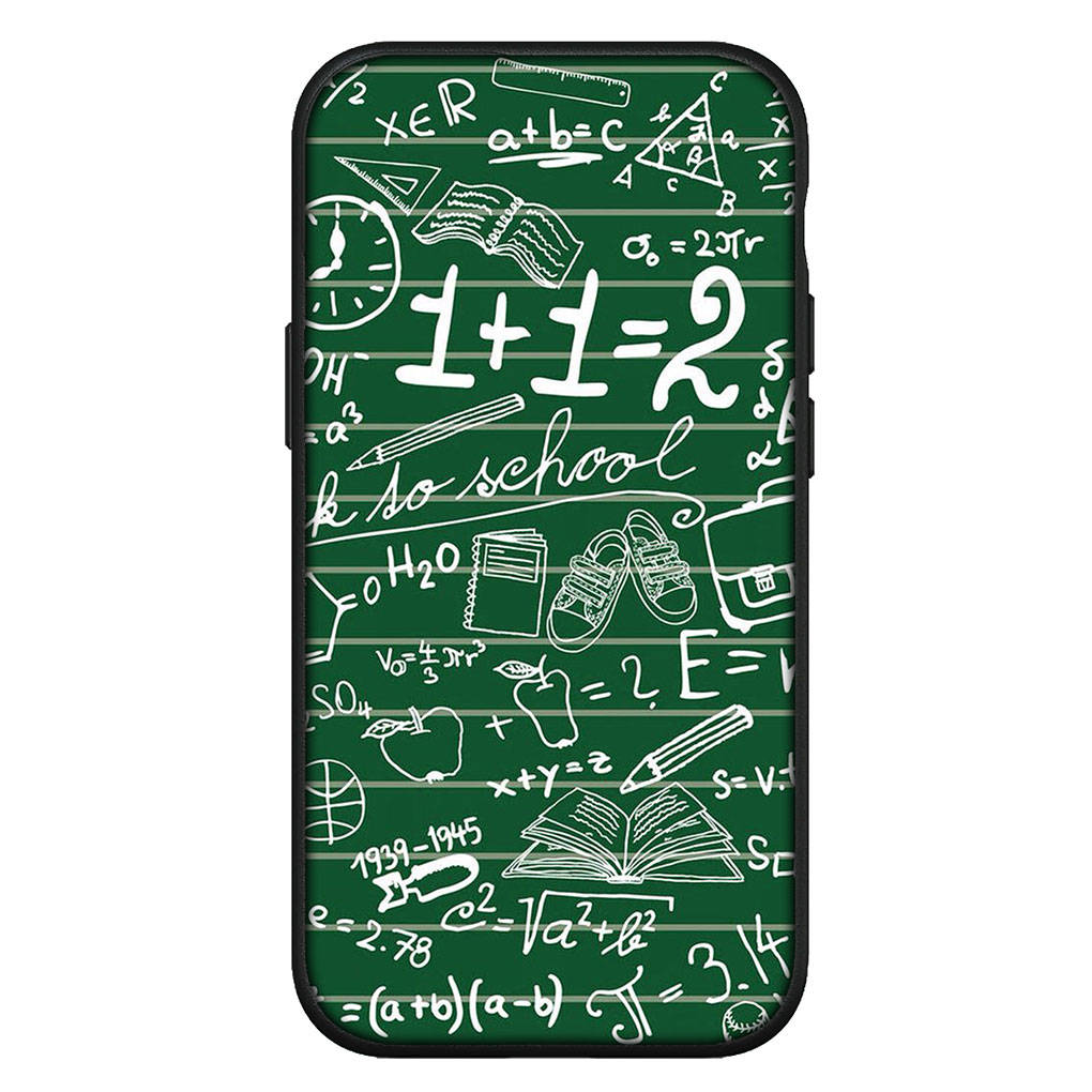 For iPhone 16 15 Xiaomi Redmi Note 14 13 12 11 Pro Max X 8 16e Samsung Galaxy S25 S24 S23 Moto OPPO Huawei Chemistry Maths Equation Formula Phone Case