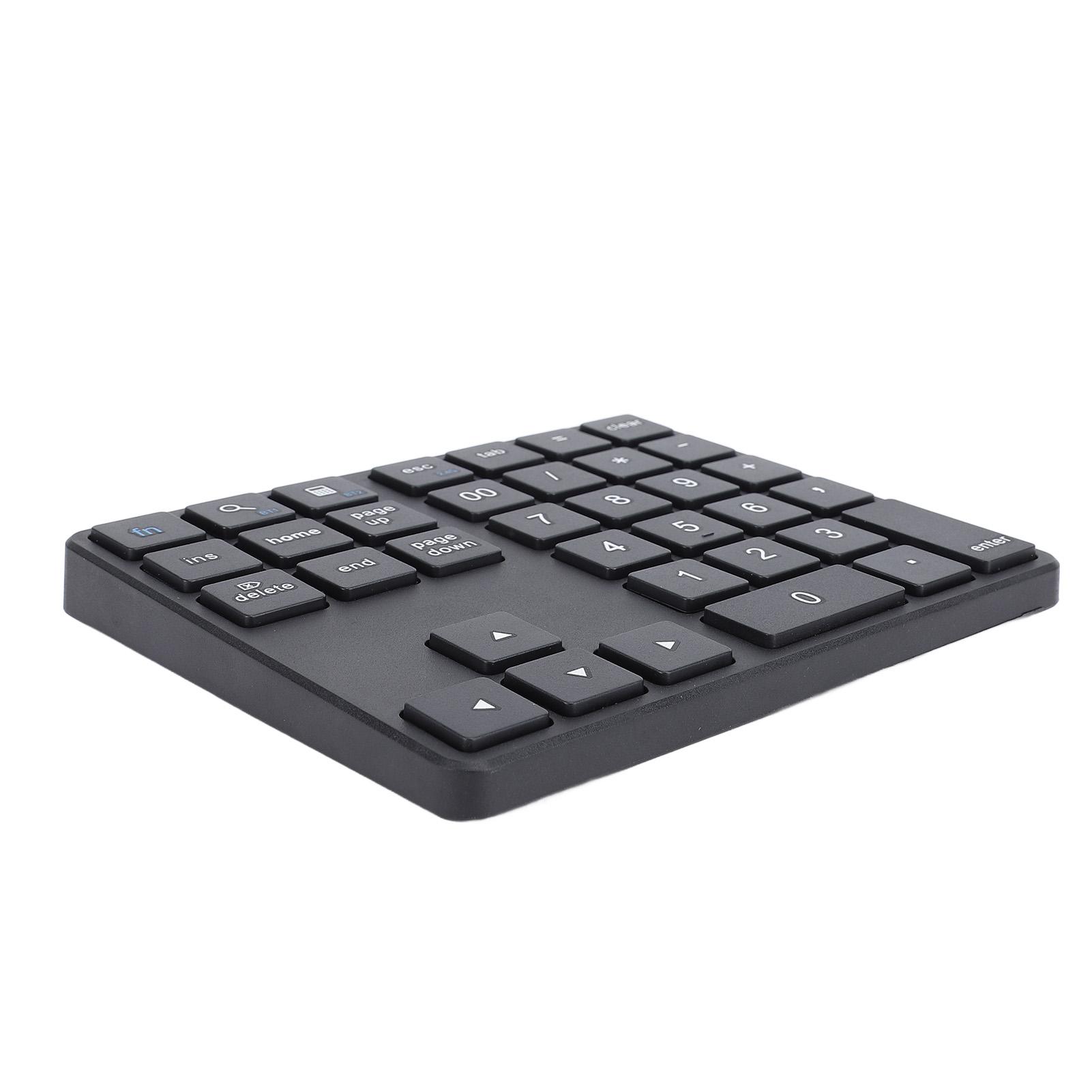 

35-клавишная цифровая клавиатура с приемником 2.4G Wireless BT5.0 BT3.0 цифровая клавиатура для ноутбука OS X чёрный
