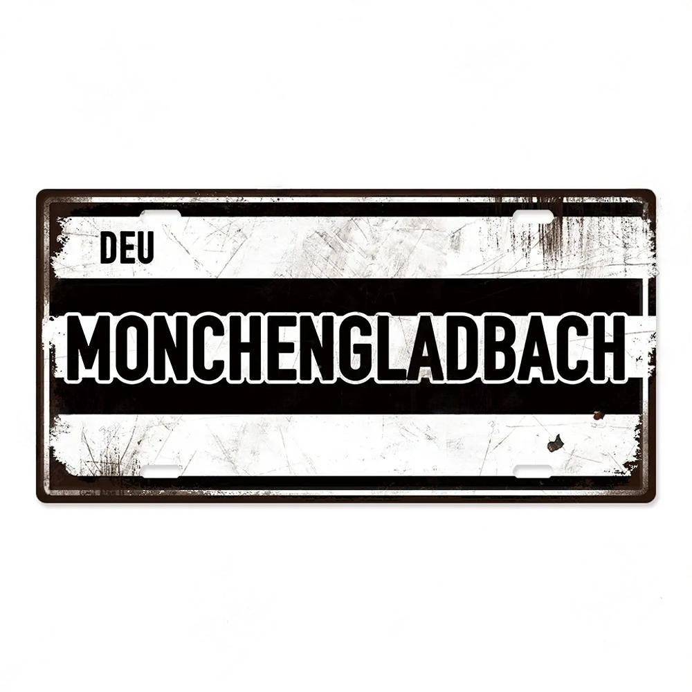 FJ Decors Germany City Metal Tin Signs Licenses Plate Plaque Metal Vintage Bar Pub Club Home Wall Decor