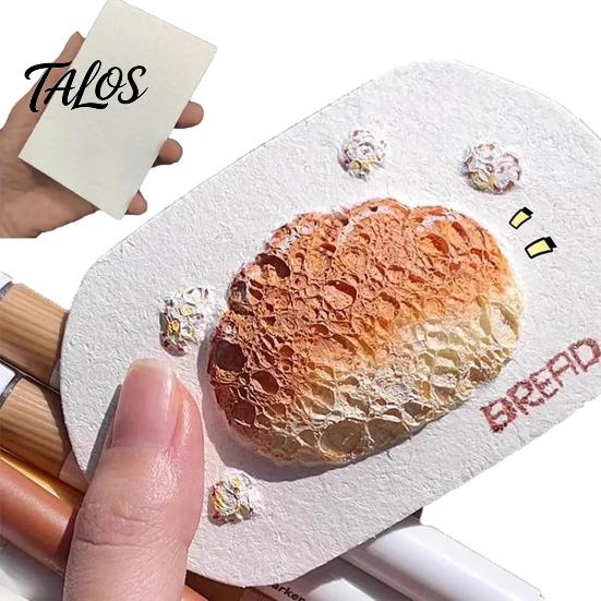 Sketch And Color Water Activation Kit Magic Foam Texture Painting DIY 3D Art with Mess-Free Brush Pens Puffy Popcorn Drawing Canvas Sponge Craft