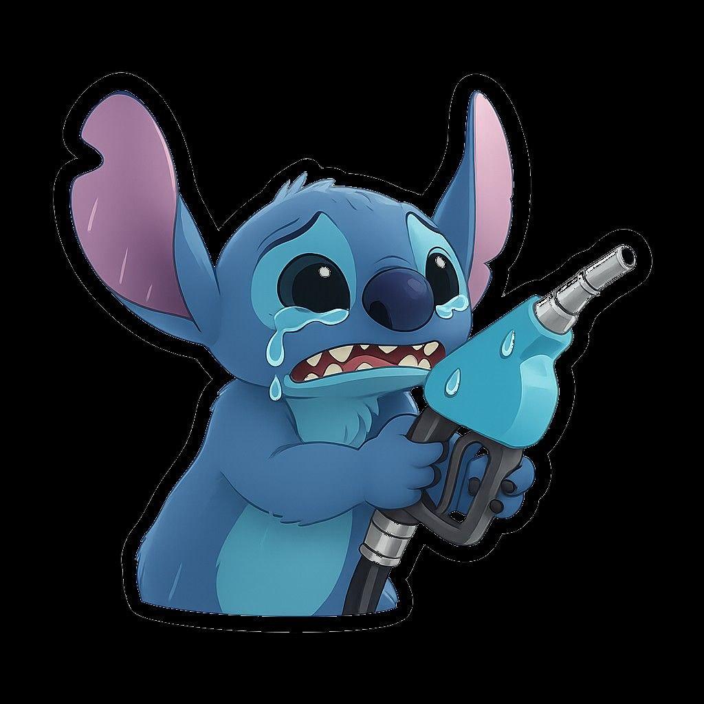 

Car sticker 3D Lilo and Stitch 10X10cm 12x9
