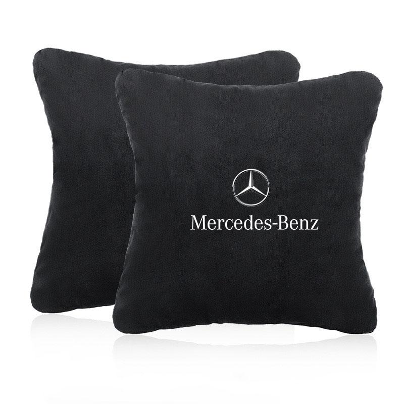 Car Seat Headrest Auto Lumbar Pillow for Mercedes Benz AMG Smart W205 C300 W203 W206 W108 W124 W126 W140 W168 W169 Accessories