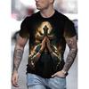 3D Printed Christ Jesus T Shirt For Men Virgin Mary Cross Graphic T-Shirts
